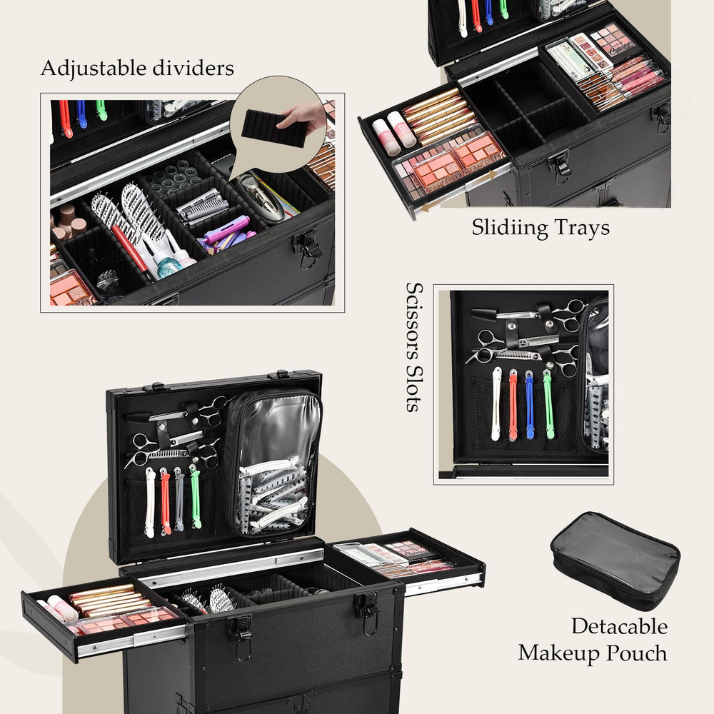 Joligrace lid with scissor slots and detachable pouch for tools and accessories.