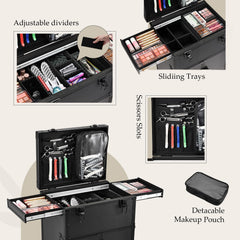 Joligrace lid with scissor slots and detachable pouch for tools and accessories.