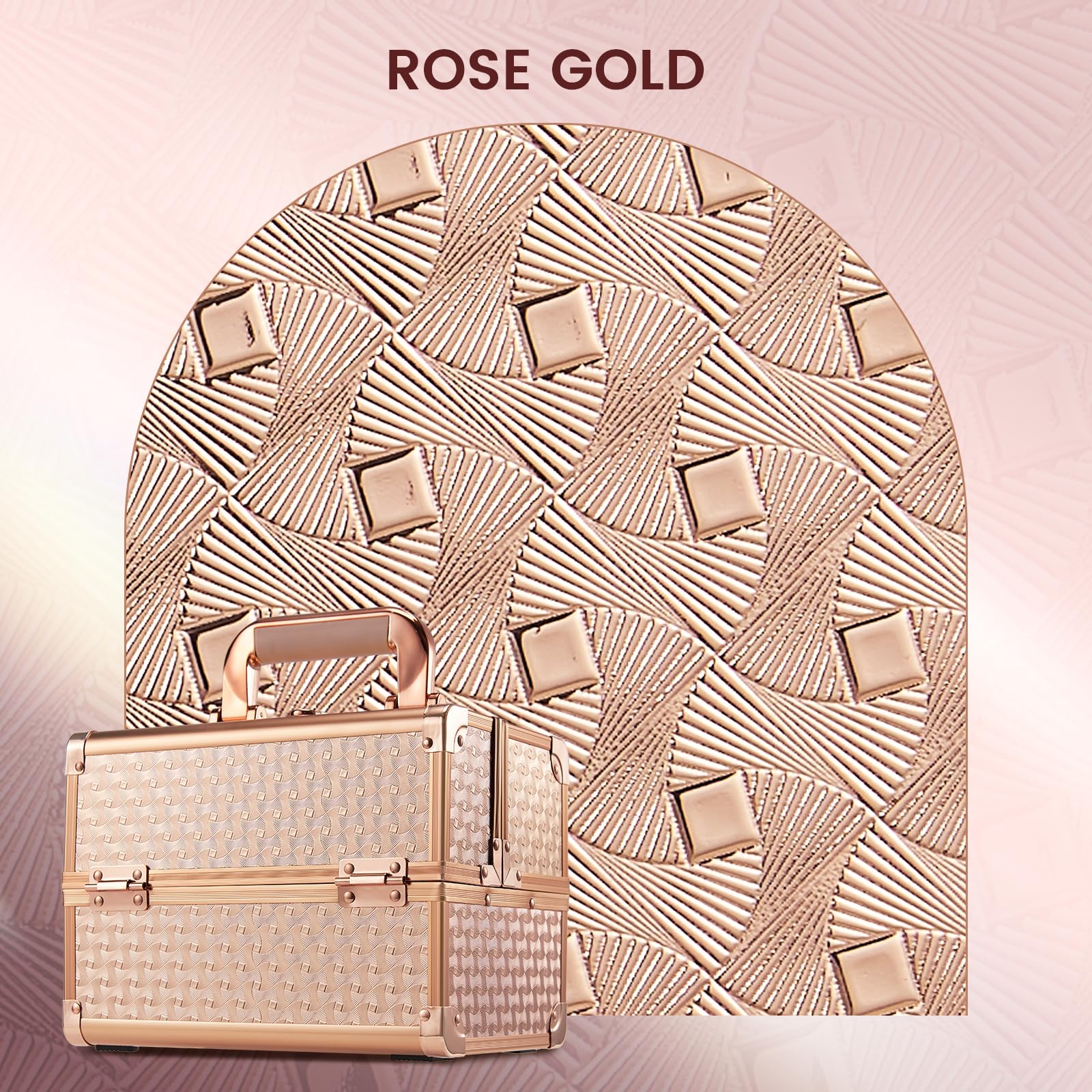 Joligrace compact portable case with non-slip handle for travel.