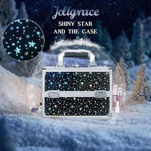 Joligrace organization-ready cosmetics storage for lipsticks, brushes, and polishes.
