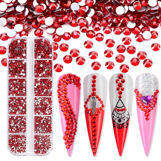 Jollin rhinestones flatback glass detail for nail art sparkle and long-lasting shine