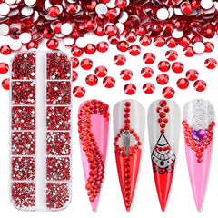 Jollin rhinestones flatback glass detail for nail art sparkle and long-lasting shine