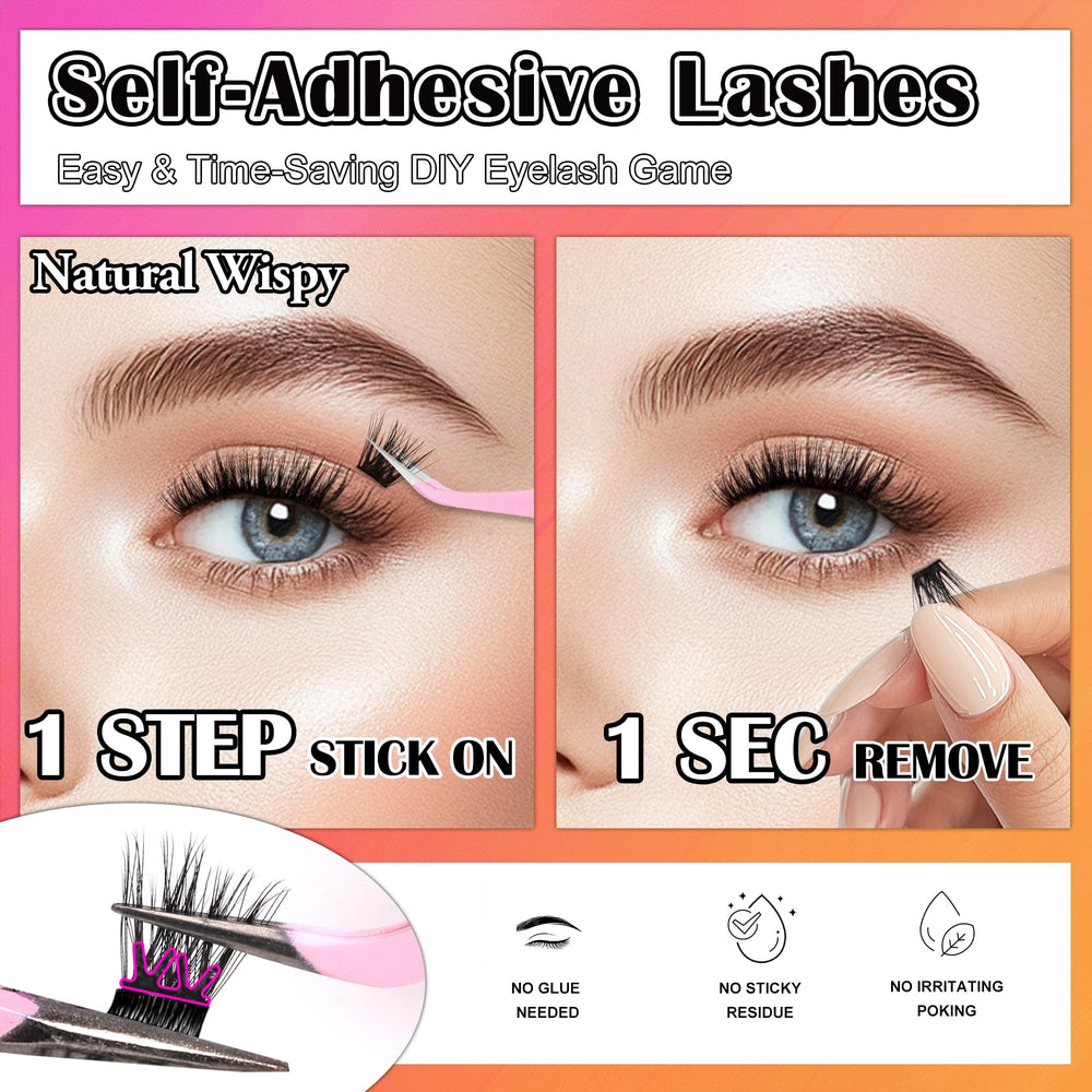 JoMay easy removal leaves no residue and respects natural lashes