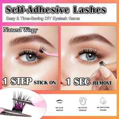 JoMay easy removal leaves no residue and respects natural lashes