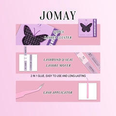 M J JOMAY compact kit is travel friendly for on-the-go lash care