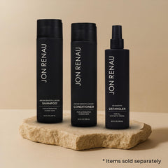 Color-safe label on Jon Renau Argan Smooth Shampoo preserves dye vibrancy on wigs