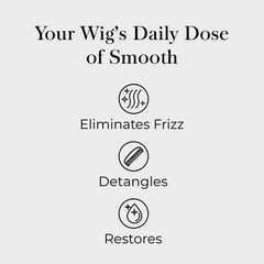 Jon Renau HD Smooth Detangler brushing glide highlights reduced tugging during styling