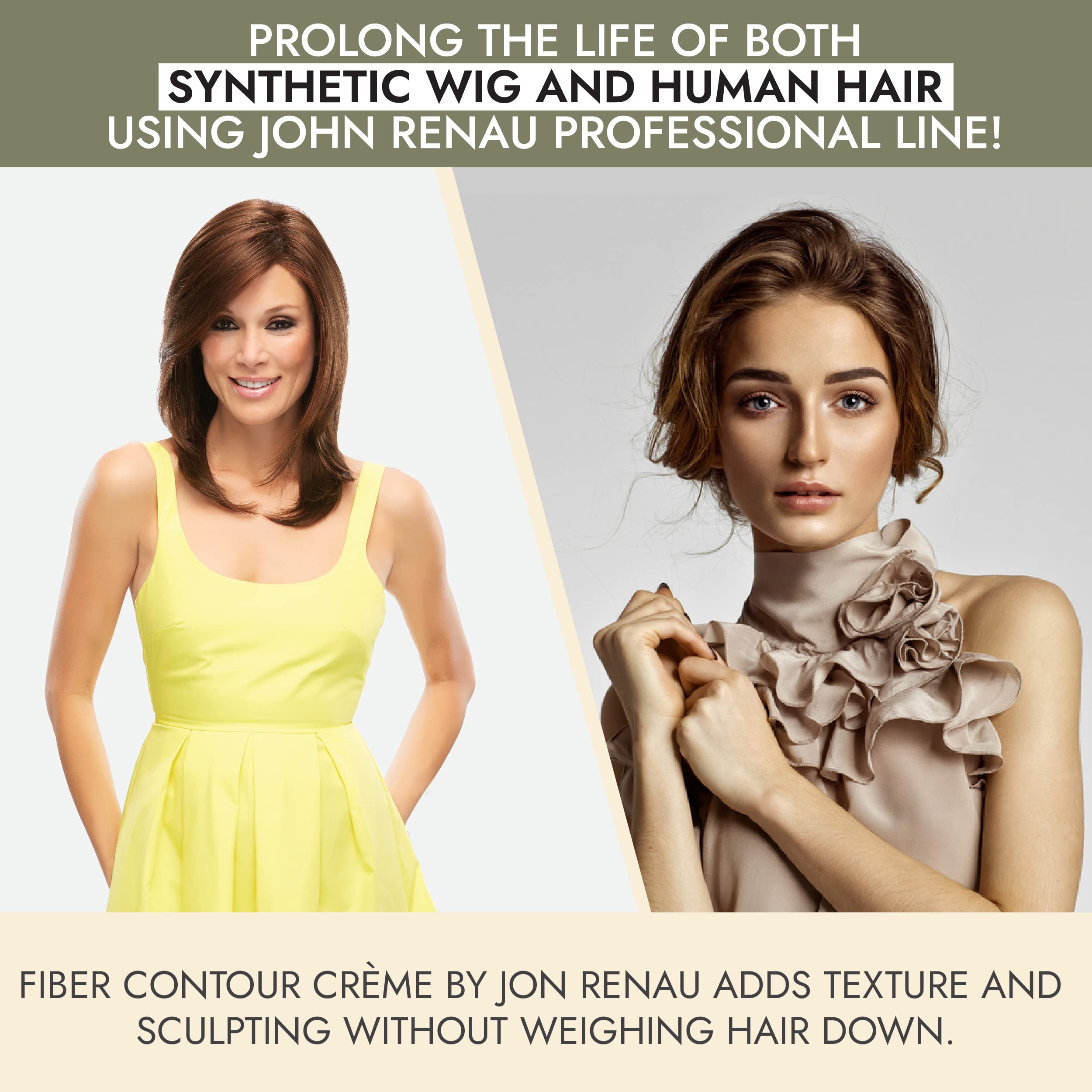 Jon Renau Piece Out Contour Cream flexible hold that keeps wigs in shape