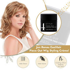 Jon Renau Piece Out Contour Cream texture application promotes textured, natural-looking definition