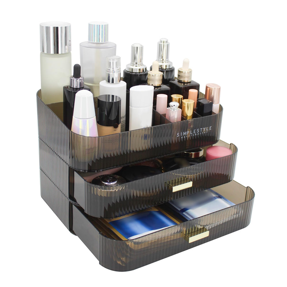 JONKASIPA makeup organizer top tray for flexible storage and quick access