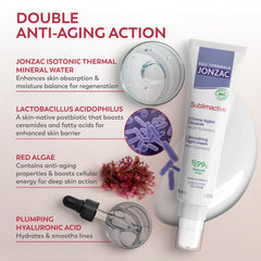 Close-up of JONZAC pump application showing easy daily use.