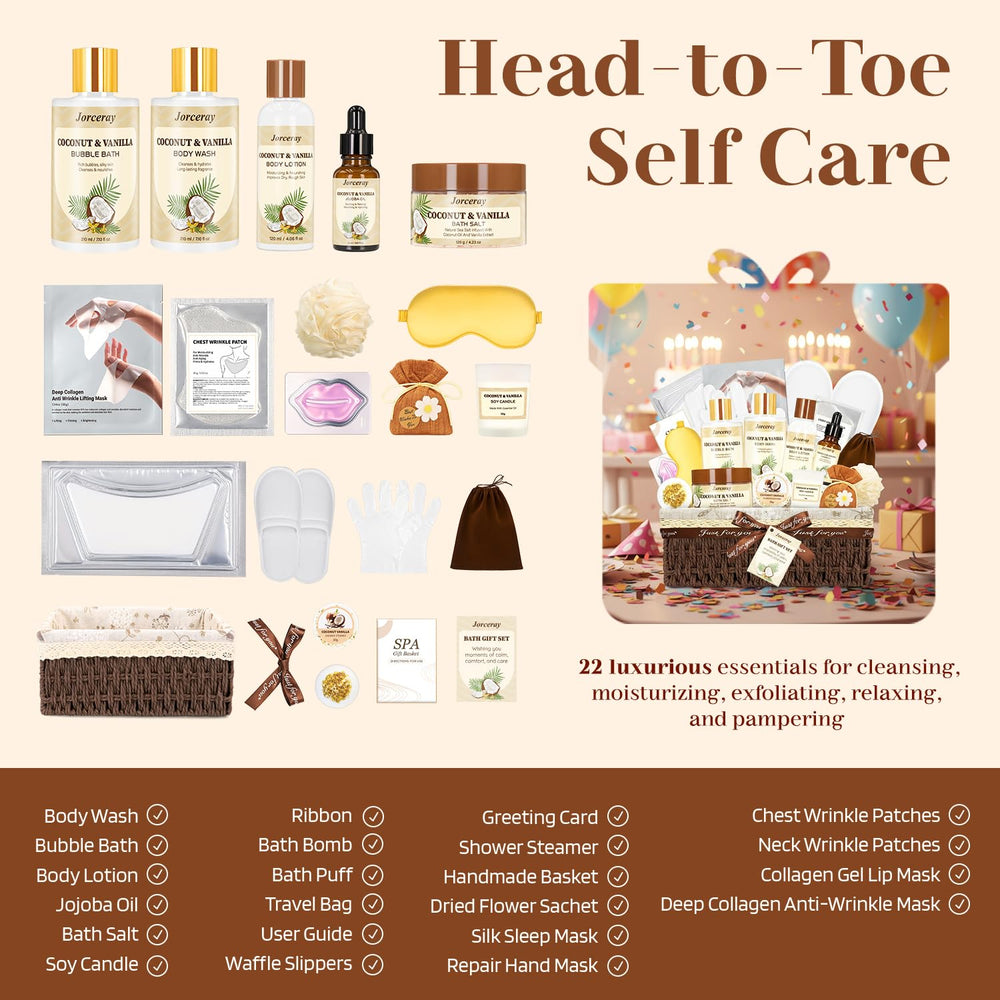 Jorceray bubble bath bottle offering creamy foam for spa‑like indulgence