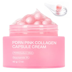 Jorceray PDRN pink capsule cream bottle for daily moisture.