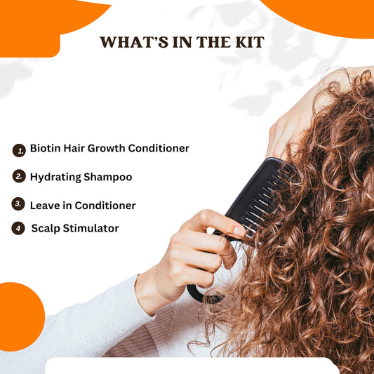 J'Organic Solutions kids curl conditioner bottle helps soften curls for easier styling.