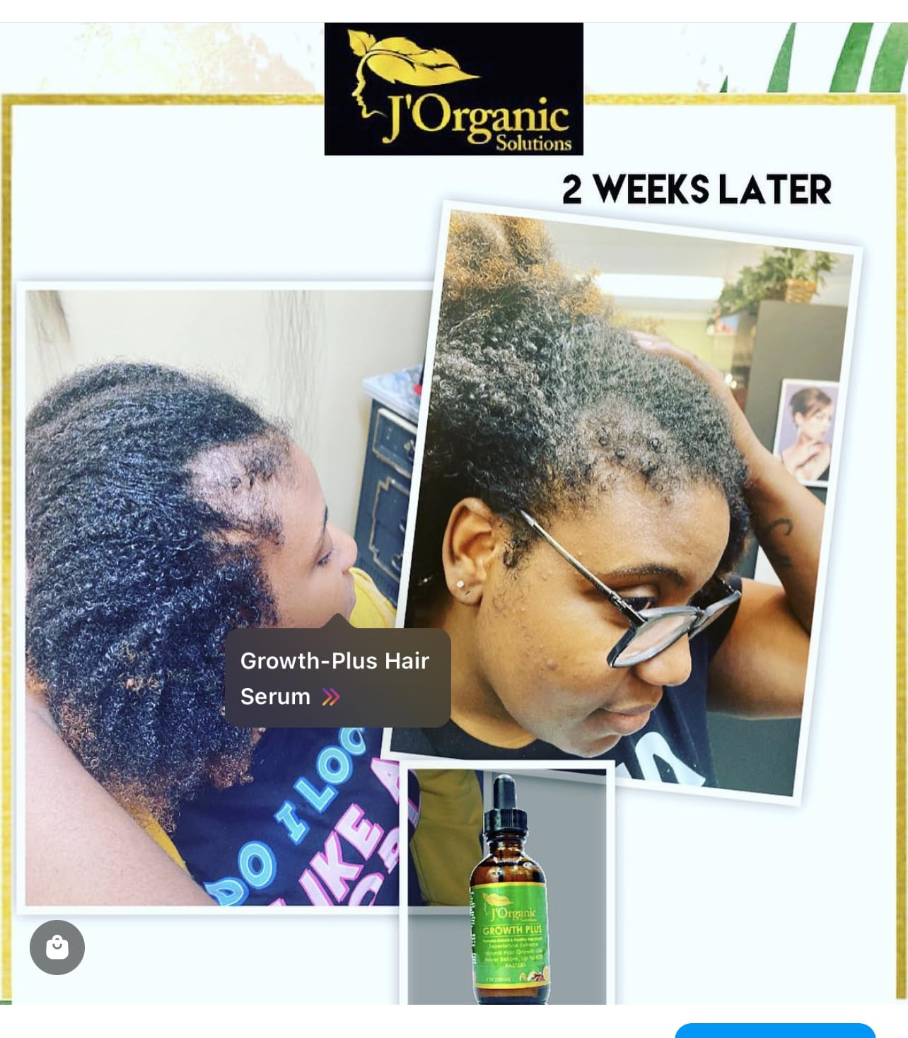 J'Organic Solutions Moringa-Shea Hair Yogurt tub for pre-wash or sealant