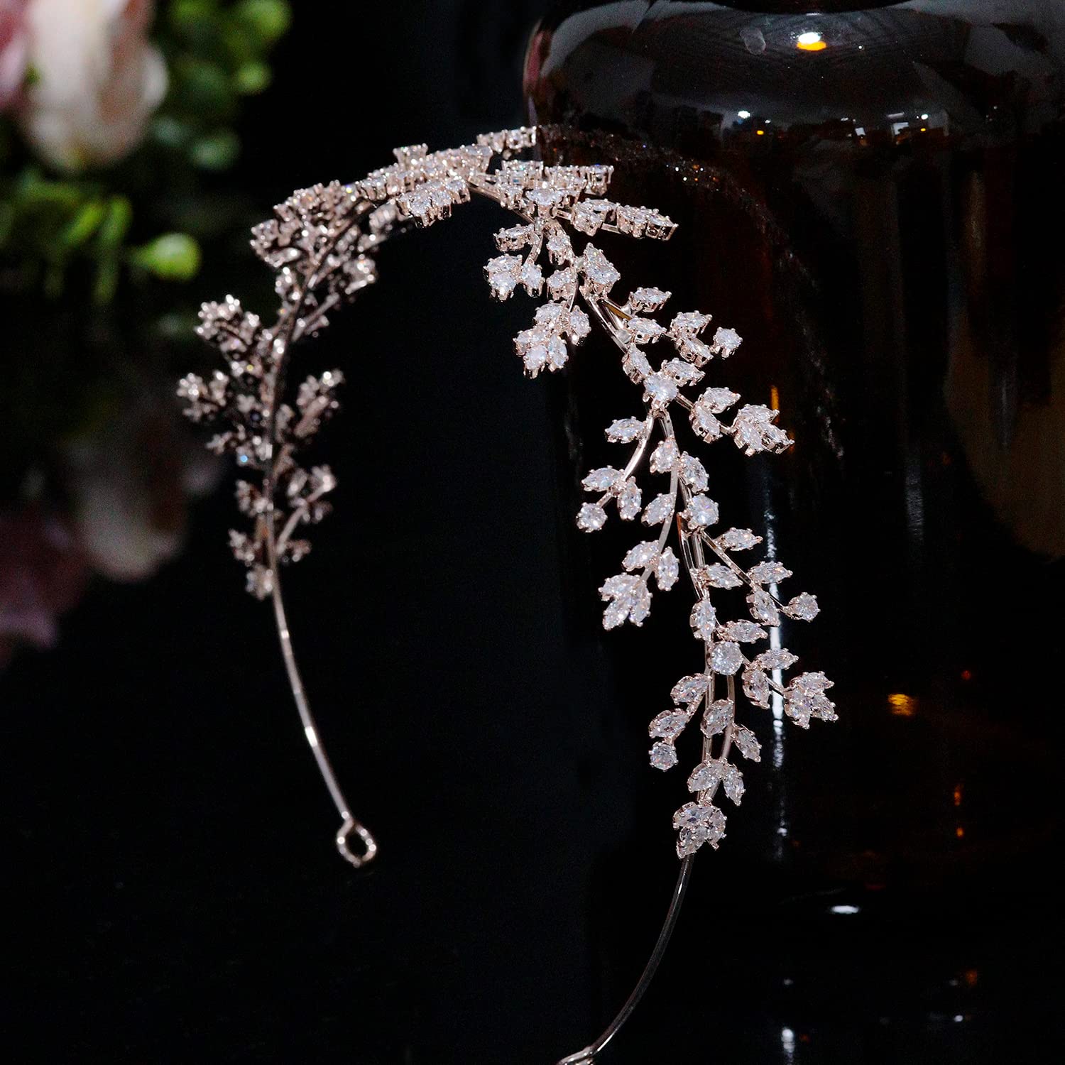 Jorsnovs pageant hair jewelry tiara for stage sparkle