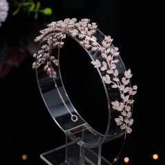 Jorsnovs rose gold tiara with measurements fitting most adults
