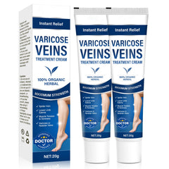 Josera varicose cream jar closeup highlighting smooth texture for leg care.