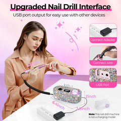 JOSGLOI USB port allows quick phone charging at workstation.