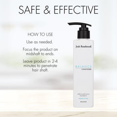 Josh Rosebrook Balance application close-up highlights smooth detangling and moisture.