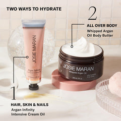 Josie Maran Clean beauty, cruelty-free body care supports ethical skincare.