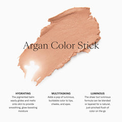 Josie Maran Hyaluronic Lip Booster gloss providing hydrating shine.