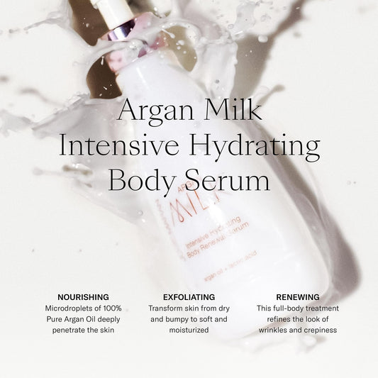 Josie Maran Lactic Acid Serum bottle for gentle exfoliation and brightness