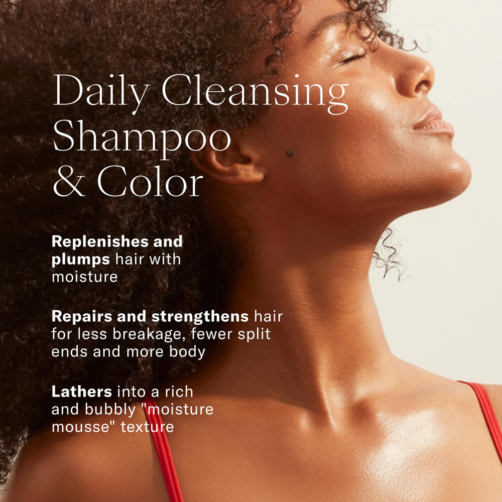 Josie Maran Love is in the Hair Kit conditioner butter jar provides rich moisture and soft strands