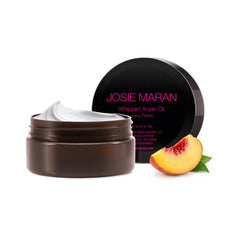 Josie Maran Whipped Body Butter with air-whipped texture delivers lightweight hydration.