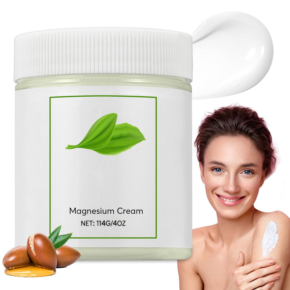 Josmon magnesium cream bottle showing rich formula for dry skin relief