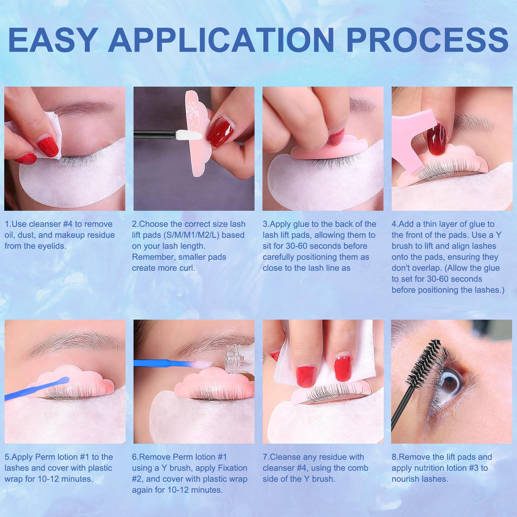 Jouedo patch test kit for safe at-home lash treatment.