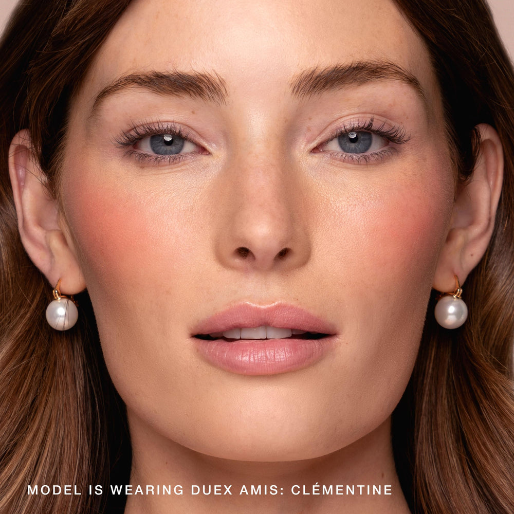 Jouer Blush Bouquet Duo compact close-up highlighting portable design