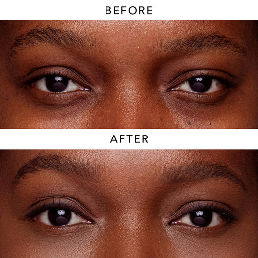 Jouer concealer pen under-eye application brightens and smooths delicate skin.