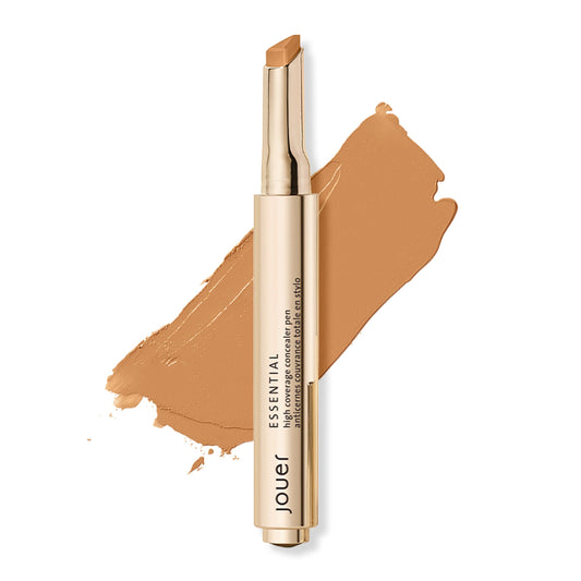 Jouer Essential High Coverage Concealer Pen swatch brightens under-eye area for refreshed look