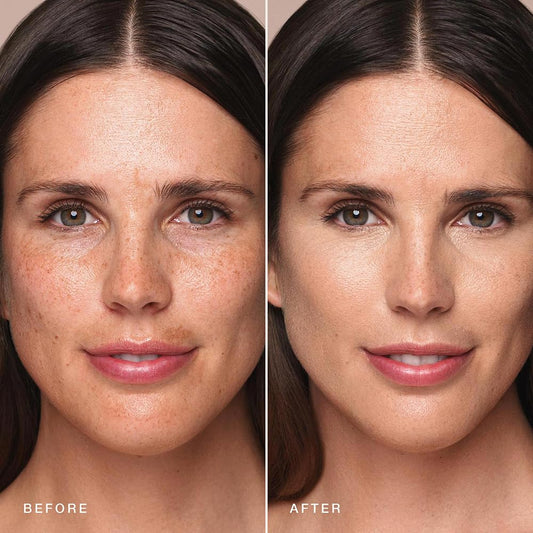 Jouer concealer provides buildable coverage for spots with a light feel.