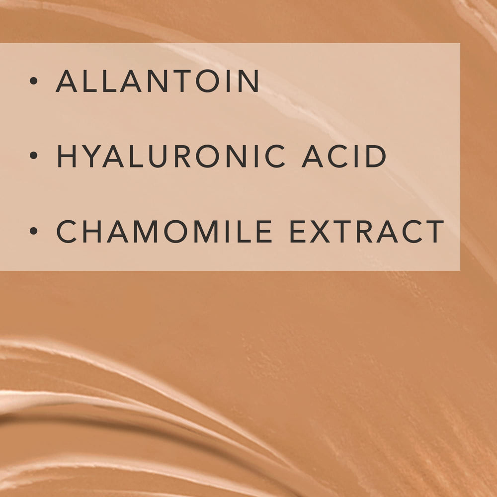 Chamomile extract close up on Jouer Foundation signifying calmness