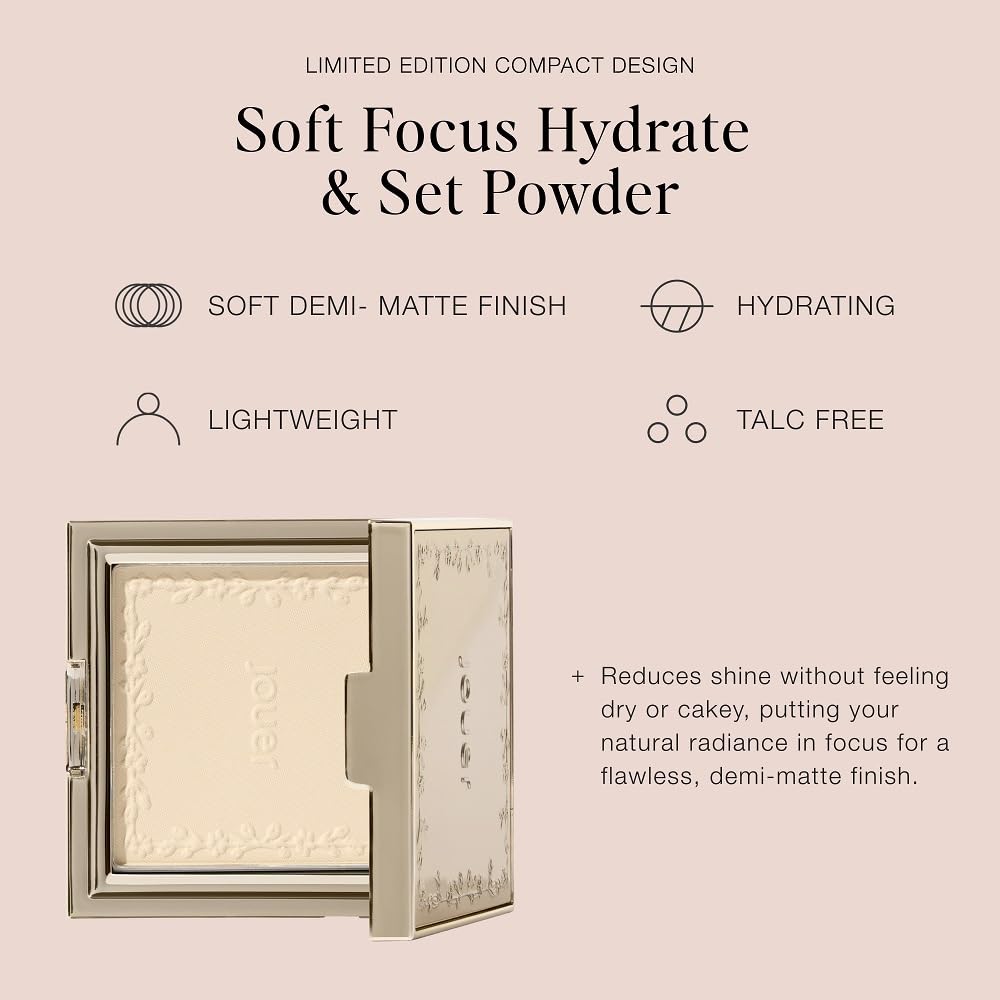 Jouer Hyaluronic acid-infused formula provides a hydrated feel on skin.