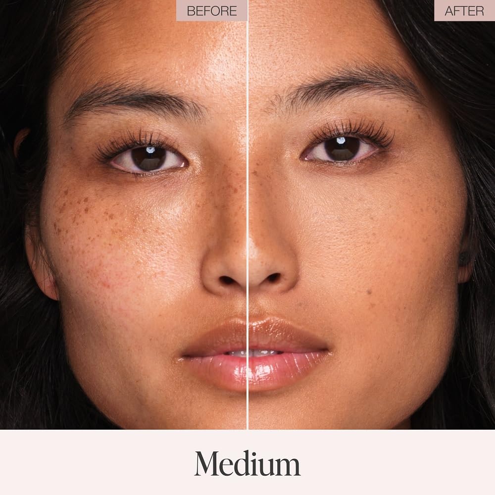 Jouer Hydrate and Setting Powder in Medium smooths skin while setting makeup.