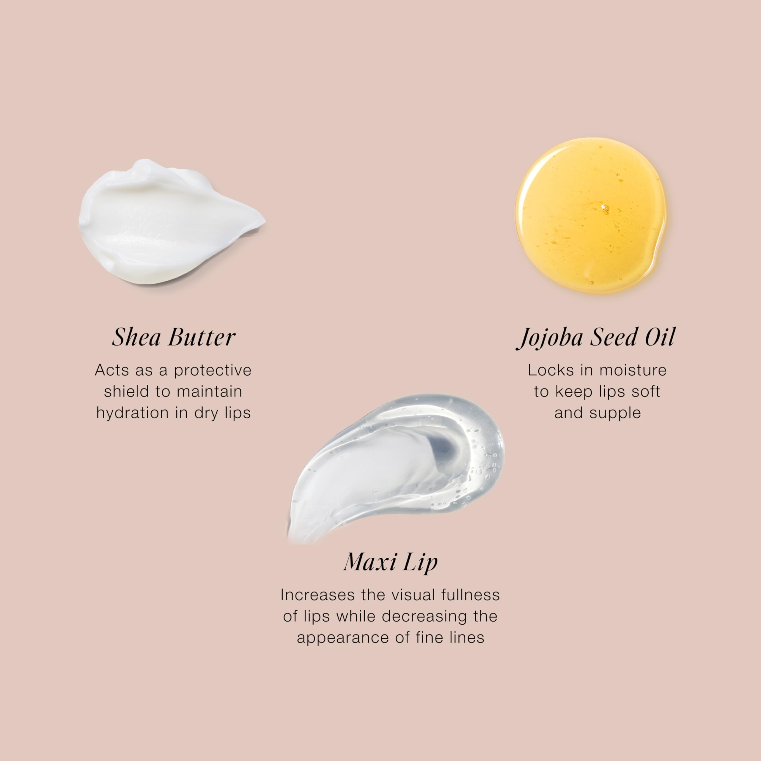 Jouer lip balm rose-glossy finish demonstrates hydration and smoothness for dry lips