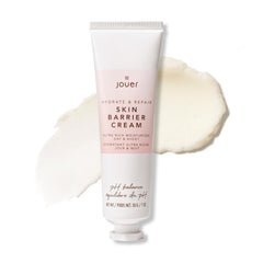 Jouer Skin Barrier Cream jar closeup showing rich hydration for healthier skin