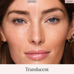 Jouer Translucent Setting Powder compact closed, universal shade to minimize shine across skin types.