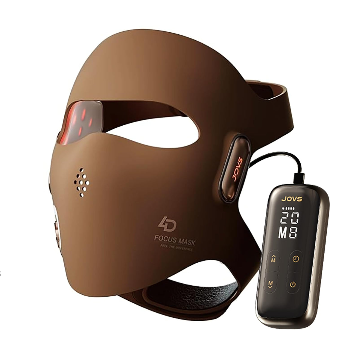 JOVS 4D Laser Mask delivers full-face coverage with even light therapy.