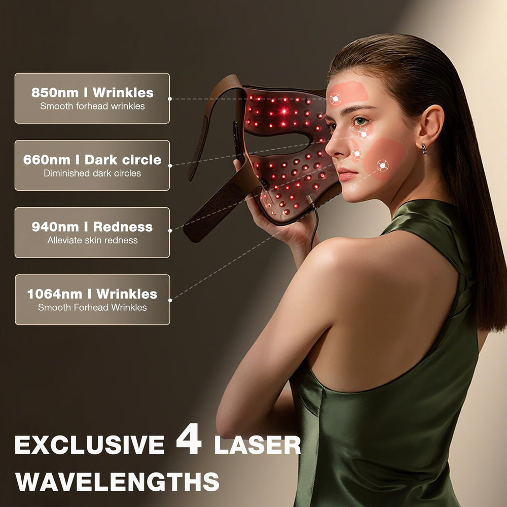 JOVS 4D Laser Mask with nano-silicone fit offers a comfortable session.