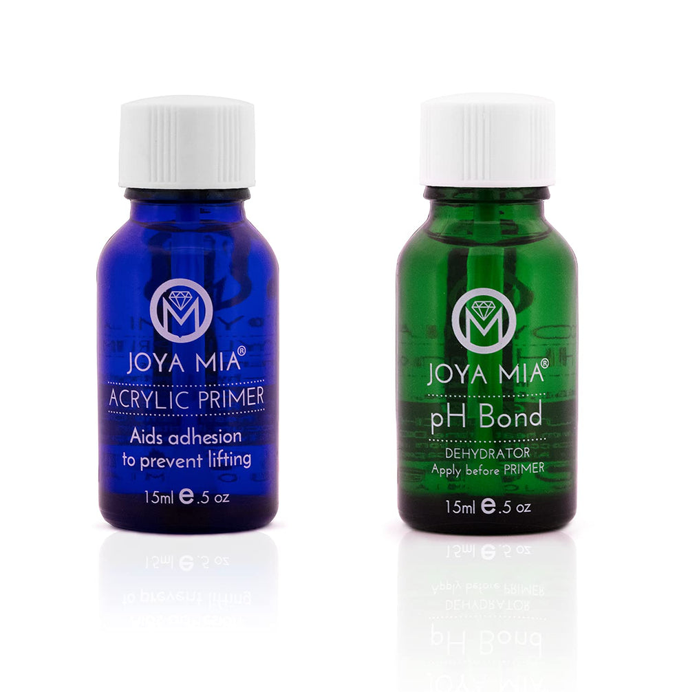 JOYA MIA pH Bond Dehydrator bottle closeup, acid-free prep for smooth polish