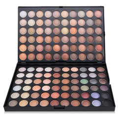 Joyeee 120 Nude Eyeshadow Palette front view reveals versatile nude color range.