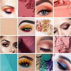 Joyeee 120 Nude Eyeshadow Palette pigment swatches highlight neutrals and neutrals with depth.