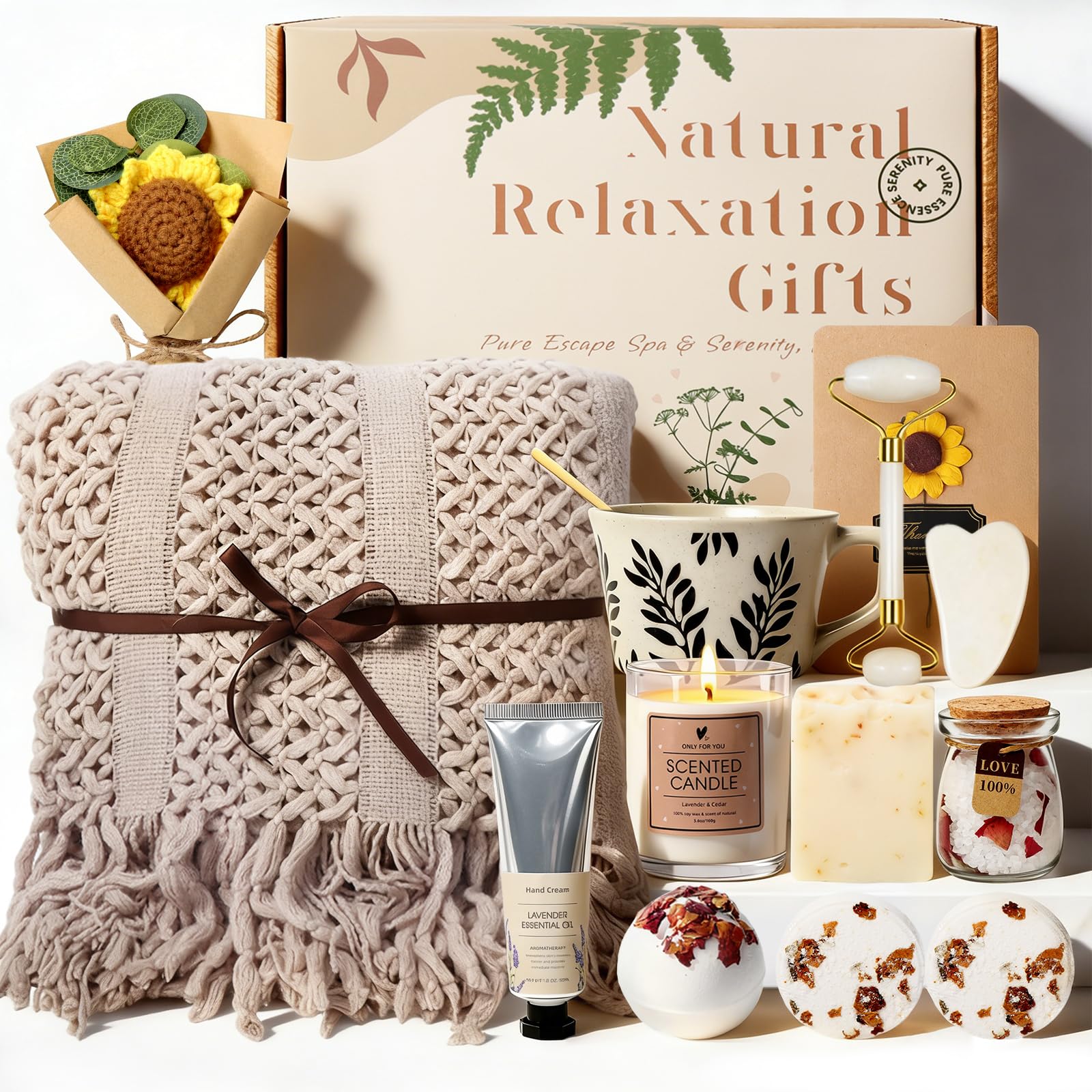Joyvella soft knitted blanket for comforting warmth during recovery.