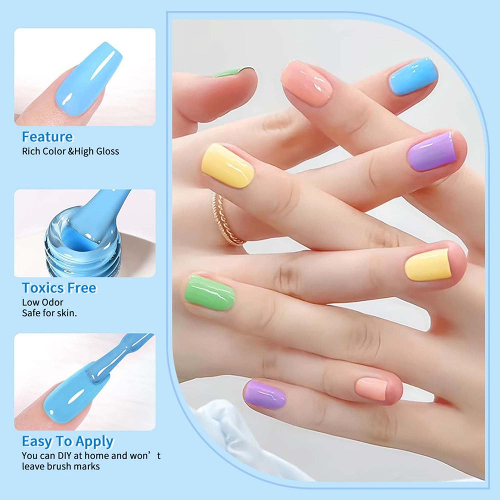 JR polish formula with plant extracts for a gentler manicure