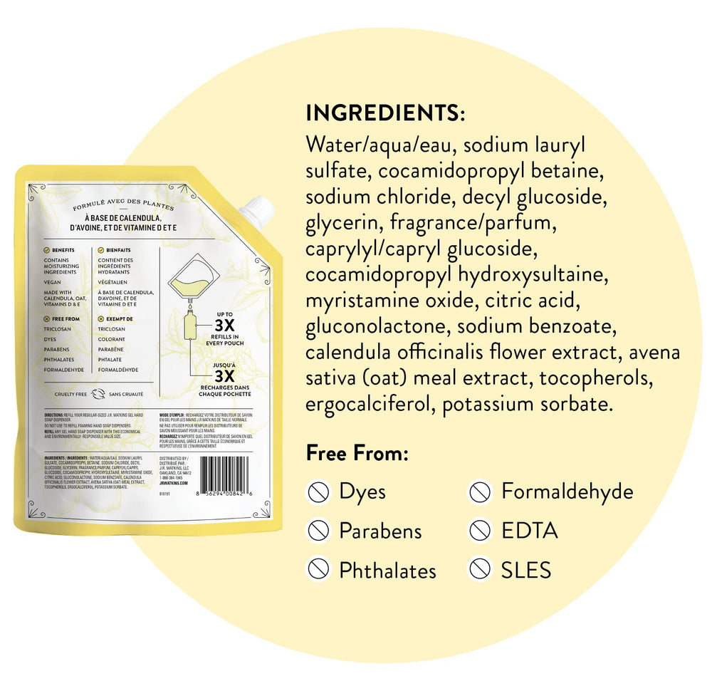 J.R. Watkins refill for bathroom and kitchen hand wash