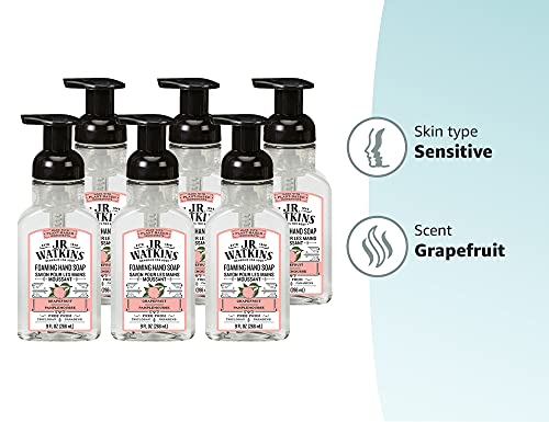 Parabens and phthalates-free formula in J.R. Watkins Grapefruit soap.